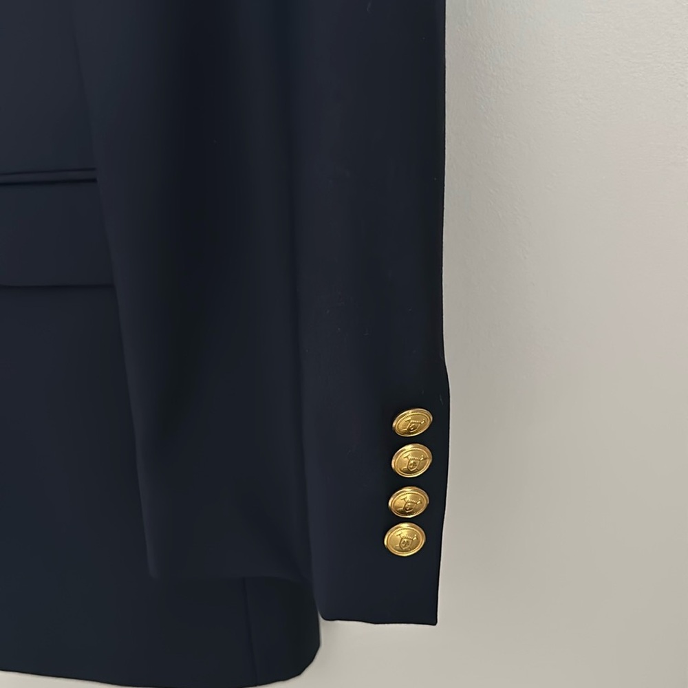 Lauren Ralph Lauren-Mens Blazer- Navy-Gold Buttons-Single Vent-Classic Size 41L - Picture 5 of 11